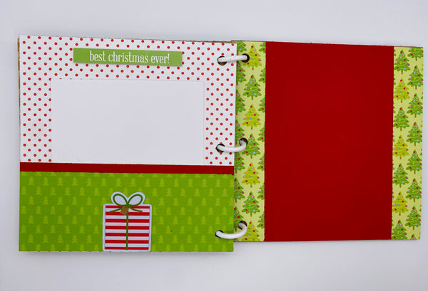 Premade Christmas Scrapbook Photo Album
