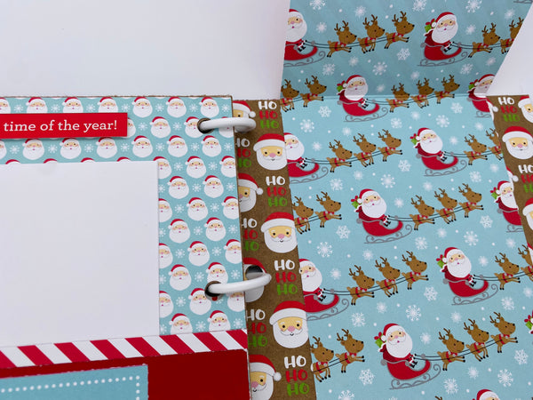 Premade Christmas Scrapbook Photo Album