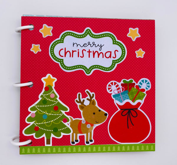 Premade Christmas Scrapbook Photo Album