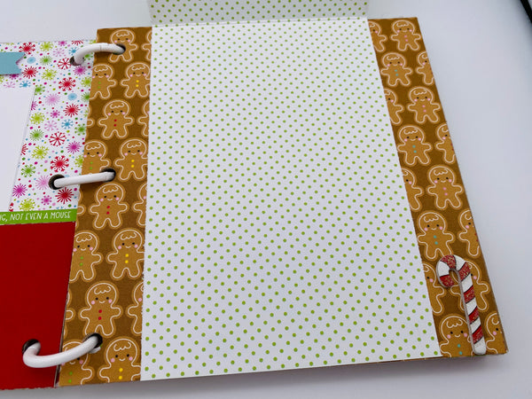 Premade Christmas Scrapbook Photo Album