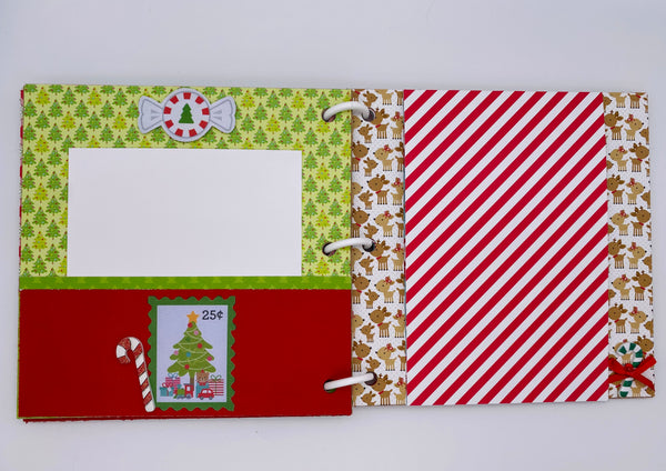 Premade Christmas Scrapbook Photo Album