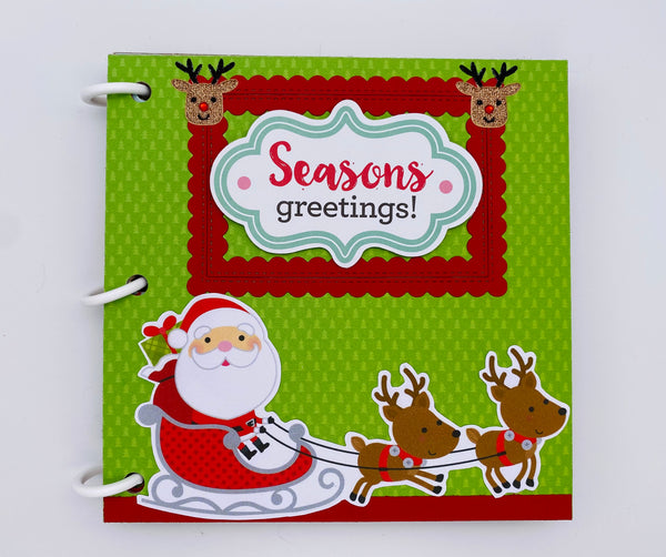 Premade Christmas Scrapbook Photo Album