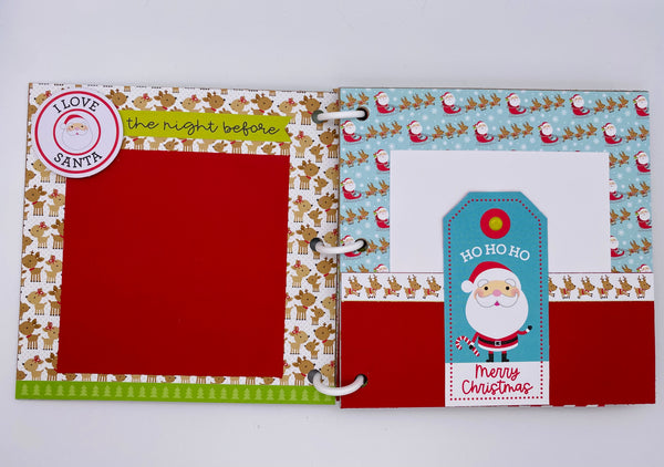 Premade Christmas Scrapbook Photo Album
