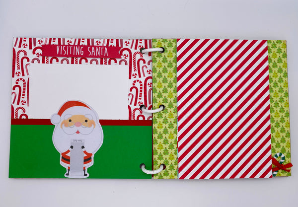 Premade Christmas Scrapbook Photo Album