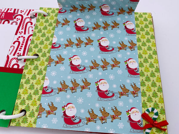 Premade Christmas Scrapbook Photo Album