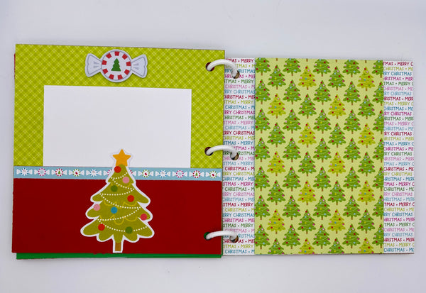 Premade Christmas Scrapbook Photo Album