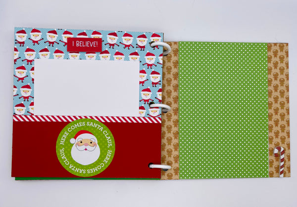 Premade Christmas Scrapbook Photo Album