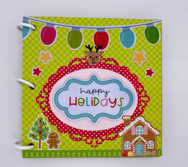 Premade Christmas Scrapbook Photo Album