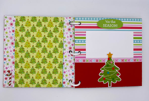 Premade Christmas Scrapbook Photo Album
