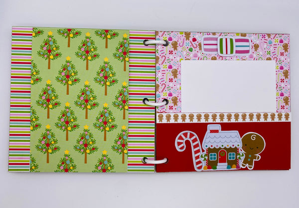 Premade Christmas Scrapbook Photo Album