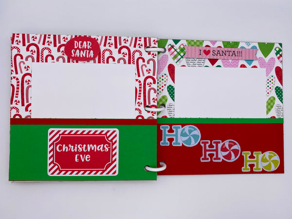 Premade Christmas Scrapbook Photo Album