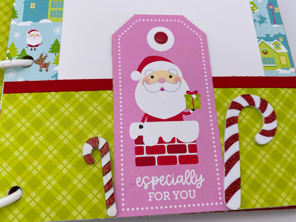 Premade Christmas Scrapbook Photo Album