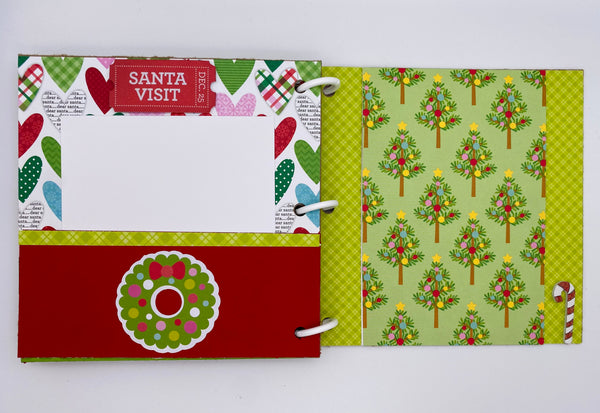 Premade Christmas Scrapbook Photo Album