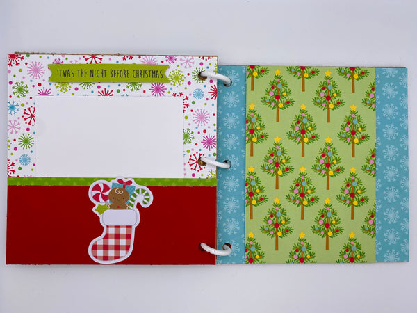 Premade Christmas Scrapbook Photo Album