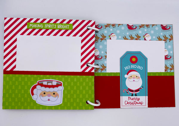 Premade Christmas Scrapbook Photo Album