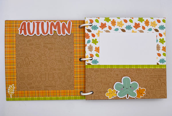Premade Fall Scrapbook Photo Album