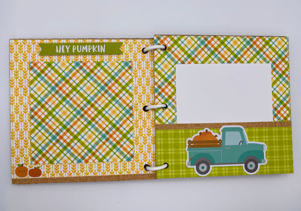 Premade Fall Scrapbook Photo Album