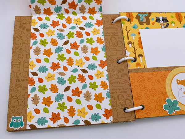 Premade Fall Scrapbook Photo Album