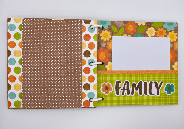 Premade Fall Scrapbook Photo Album