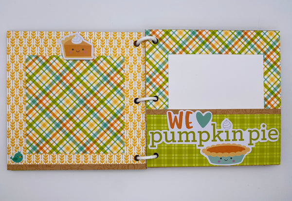 Premade Fall Scrapbook Photo Album