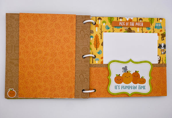 Premade Fall Scrapbook Photo Album