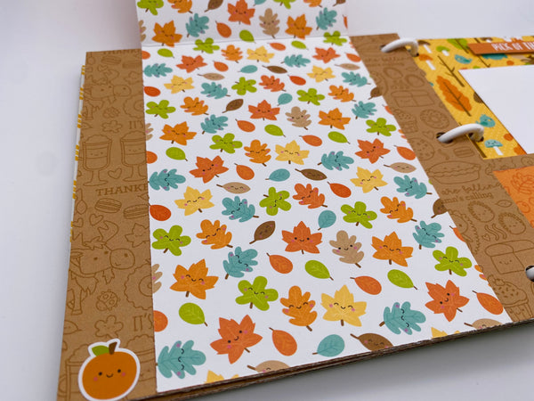 Premade Fall Scrapbook Photo Album