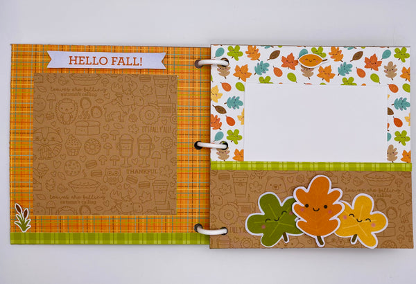 Premade Fall Scrapbook Photo Album