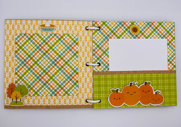 Premade Fall Scrapbook Photo Album