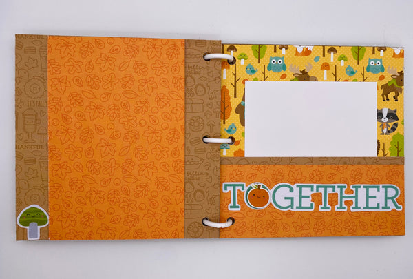 Premade Fall Scrapbook Photo Album