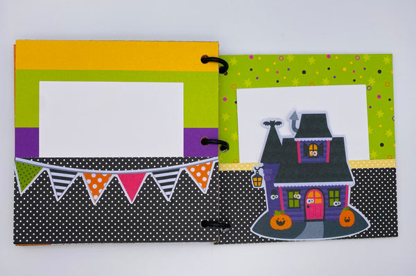 Premade Halloween Scrapbook Photo Album