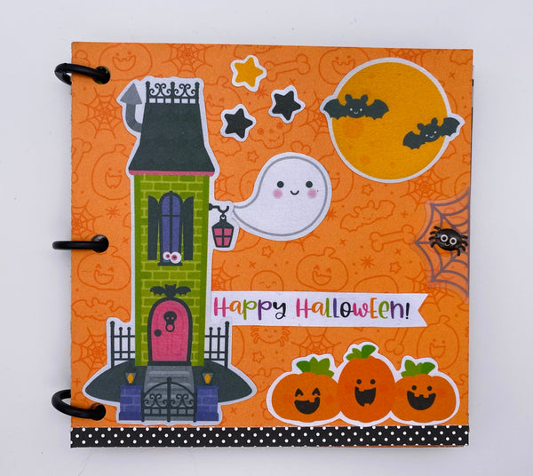 Premade Halloween Scrapbook Photo Album