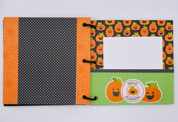 Premade Halloween Scrapbook Photo Album