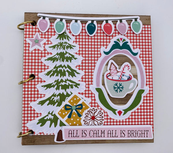 Premade Christmas Scrapbook Photo Album
