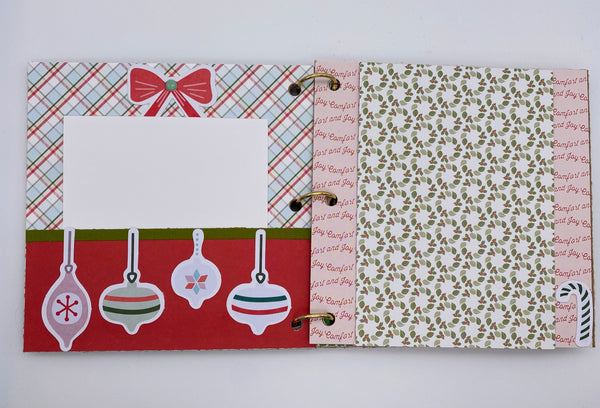 Premade Christmas Scrapbook Photo Album