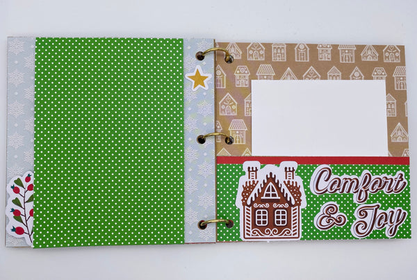 Premade Christmas Scrapbook Photo Album