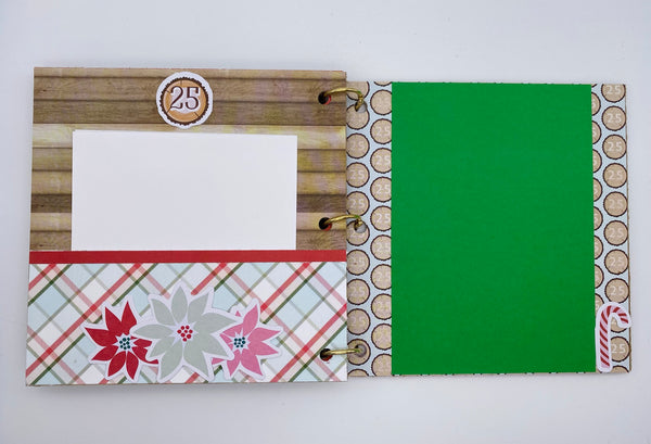 Premade Christmas Scrapbook Photo Album