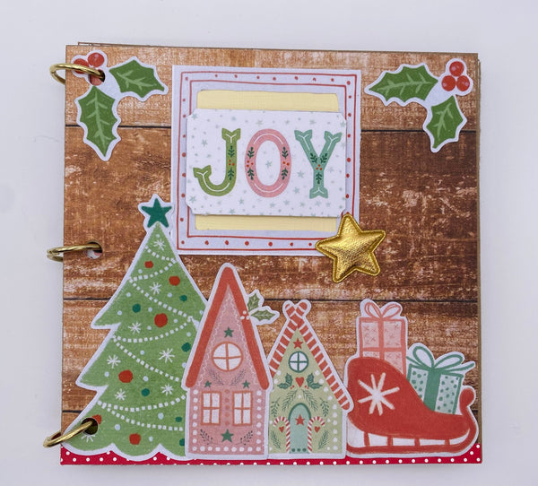 Premade Christmas Scrapbook Photo Album