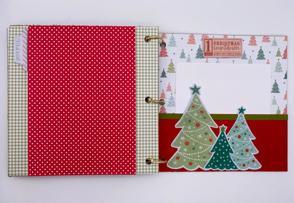 Premade Christmas Scrapbook Photo Album