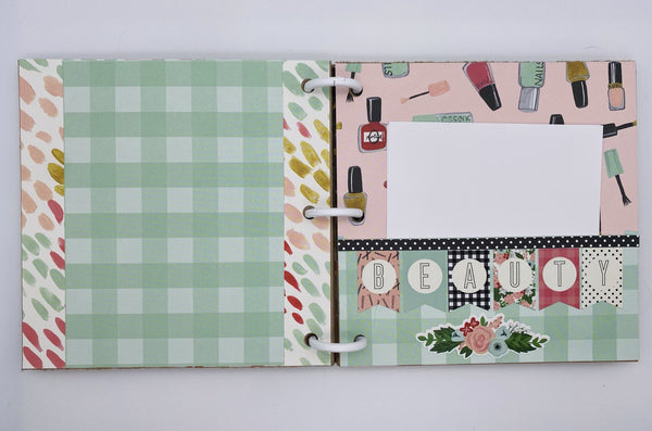 Premade Glam Girl Scrapbook Photo Album