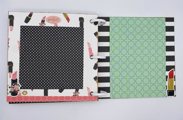 Premade Glam Girl Scrapbook Photo Album