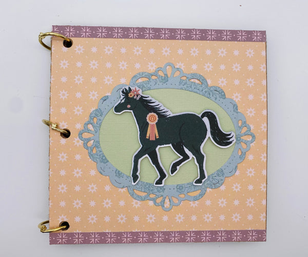 Premade Horse Theme Scrapbook Photo Album