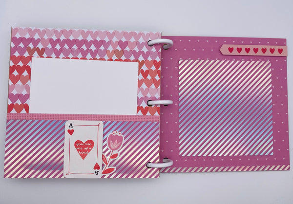 Premade Valentine Scrapbook Photo Album