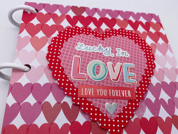 Premade Anniversary Scrapbook Photo Album