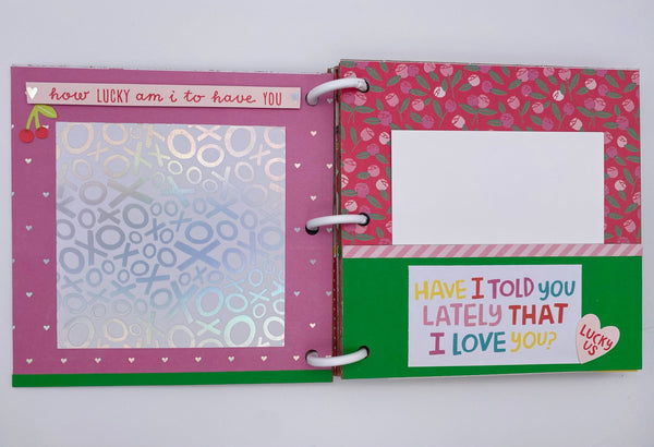 Premade Anniversary Scrapbook Photo Album