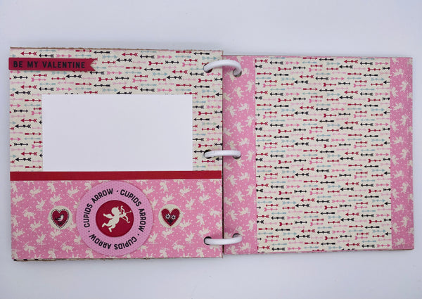 Premade Valentine's Day Scrapbook Photo Album