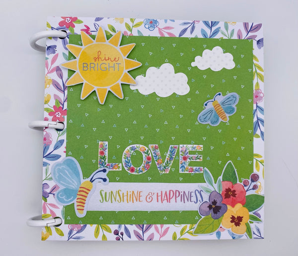 Premade Girl Scrapbook Photo Album