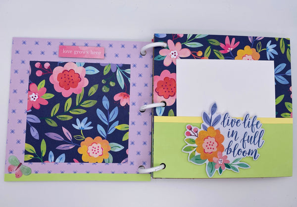 Premade Girl Scrapbook Photo Album