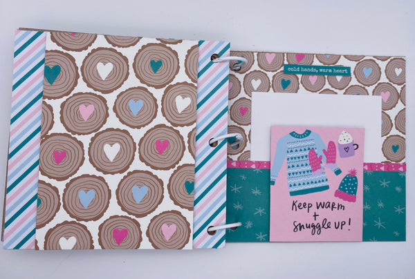 Premade Winter Ski Trip Scrapbook Photo Album