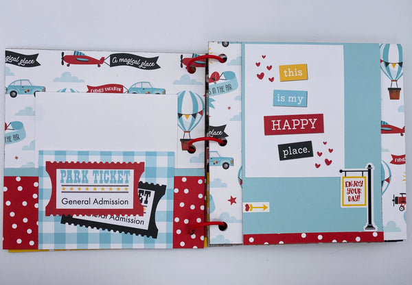 Premade Disney Scrapbook Photo Album