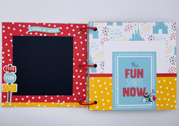 Premade Disney Scrapbook Photo Album